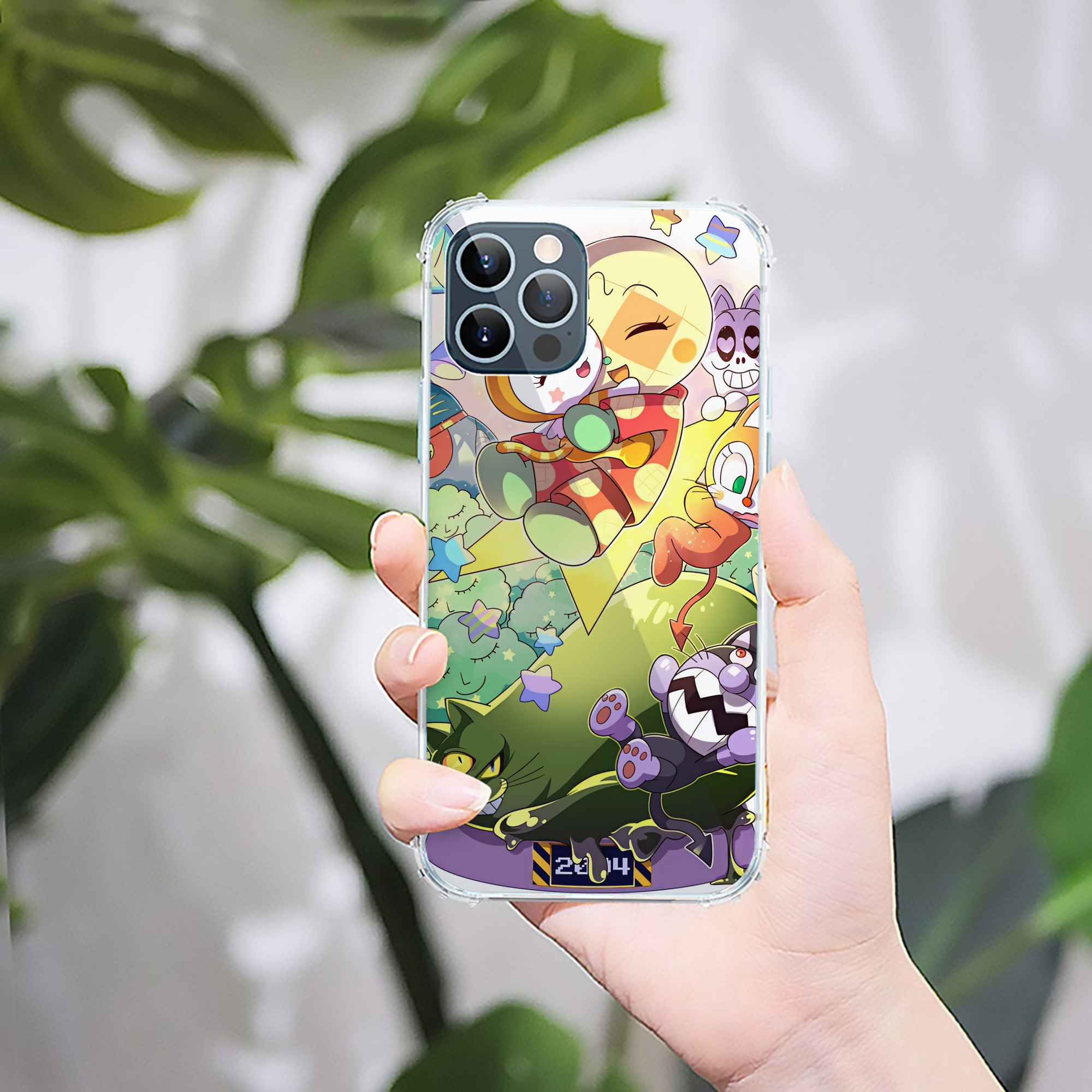 （画像用） アンパンマン Anpanman 【iPhone 12シリーズ対応】透明スマホケース（クリアソフトケース）